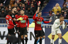 Mbappe sent off as PSG miss out on domestic double after penalties in dramatic Cup final