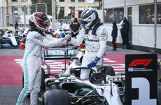 Mercedes make history as Bottas leads Hamilton home in Baku