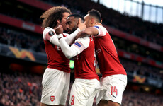 Lacazette on the double as Arsenal take massive step towards Europa League final