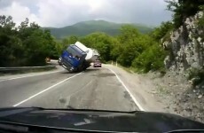 VIDEO: Phew, that was a close one...