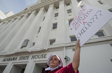 Row breaks out in Alabama senate over 'foetal heartbeat' abortion law