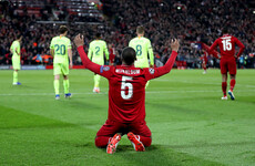 Liverpool's wonderful season 'deserves' a trophy, says Reds midfielder Wijnaldum