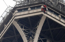 Eiffel Tower remains closed after climbing man causes evacuation