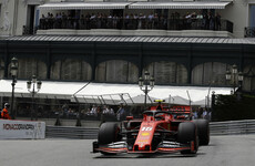 Leclerc on top for Ferrari, as Vettel crashes in Monaco