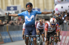 Carapaz grabs pink jersey with Giro stage 14 win