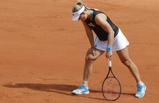 Grand Slam dream dies for fifth seed Kerber after shock first round French Open exit