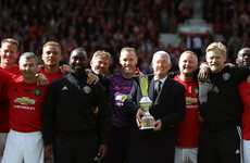 Watch Man United's legends hammer Bayern Munich in 1999 reunion
