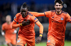 French club Lyon jubilant after Chelsea's Europa League success