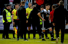 'The worst thing for me is the referee had his whistle in his mouth... And he took it back out'