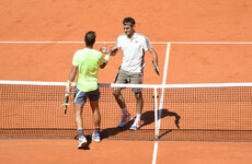 Nadal not worried about catching 'neighbour with bigger TV' Federer in Grand Slam stakes