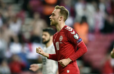 Eriksen on target as Denmark keep pace with Ireland