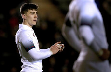 England U20 centre given six-week ban for biting Ireland's Dylan Tierney-Martin