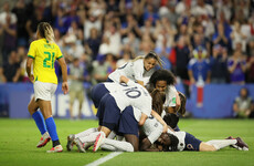 Captain Henry fires hosts France past Brazil into World Cup last eight