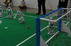 VIDEO: A good omen? The Irish team's goals in 'Euro 2012 for Robots'