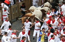 Two Americans and a Spaniard gored during Pamplona bull-running
