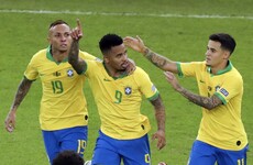 10-man Brazil triumph in Copa America final to end 12-year trophy wait