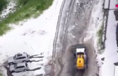 Tour de France stage dramatically abandoned due to sudden hailstorm