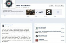 PSNI officers warn Facebook users about illegal sectarian posts
