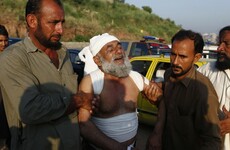 Pakistani army plane crashes into residential area killing 18 people
