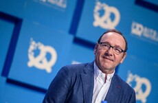 Kevin Spacey makes first public appearance in two years in Rome