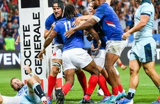 France hammer Scotland in Nice, as 13-try Italy run riot against Russia