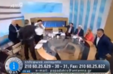 VIDEO: Arrest warrant issued after fight on Greek election TV debate