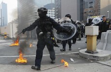 Hong Kong police fire tear gas as clashes return to city following days of peace