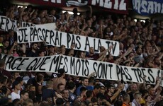 PSG game halted over homophobic banner