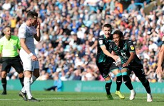 Swansea strike late to edge Leeds in top-of-the-table Championship clash