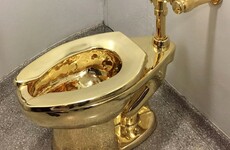 UK makes second arrest in golden toilet theft
