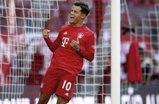 Coutinho opens his account as Bayern Munich go top with big win