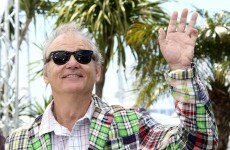 VIDEO: Bill Murray splashes around on a rain tarp at a Minor League baseball game