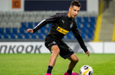 Irish-eligible teenager on the bench for Borussia Mönchengladbach tonight