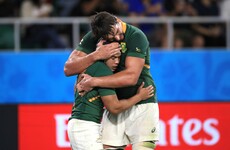Relief for the Springboks as X-ray clears Kolbe of ankle injury