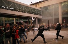 Chaos at Barcelona airport as thousands protest over sentencing of Catalan leaders