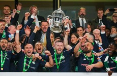 Shamrock Rovers beat Dundalk on penalties to end 32-year wait for FAI Cup glory