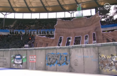 Hertha Berlin put on incredible tifo to mark 30th anniversary of Berlin Wall's collapse