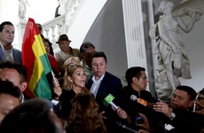 Future interim Bolivian president promises new elections amidst pro-Morales protests