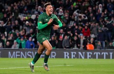 Which Irish player did enough last night to feature against Denmark?