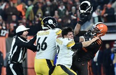 Helmet-swinging fight mars Browns win over Steelers