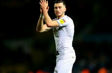 Late Harrison goal sends Leeds top of the Championship table