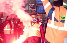 France paralysed as hundreds of thousands take to the streets in protest over pensions overhaul plan