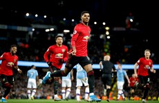 Man United earn shock victory as City's title hopes fade