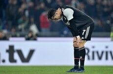 Ronaldo on target but Juventus fall to first defeat of the season