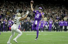 Kirk Cousins and underdog Vikings stun Saints in overtime