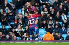 More woe for Man City as they're held by Crystal Palace following late drama