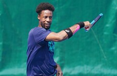 Monfils nursing injury after hurting hand playing computer game
