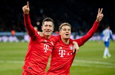 Lewandowski scores yet again as Bayern go second in Bundesliga