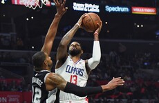 George inspires Clippers to win over Spurs, Heat coast to 76ers victory