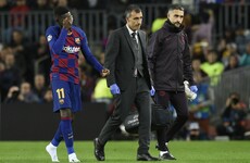 Barcelona's €105m man Dembele ruled out for the season